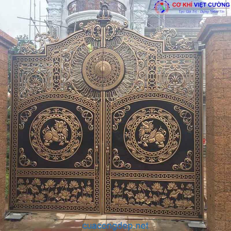 Tại sao nên chọn cửa cổng nhôm đúc